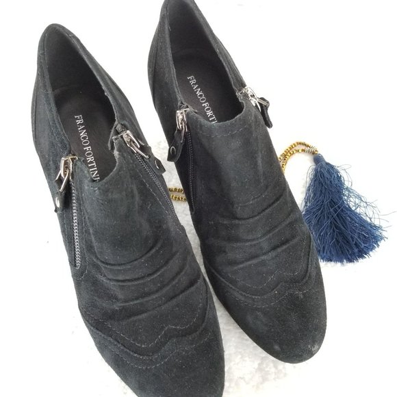 FRANCO FORTINI Womens Ankle Booties Sz 8《266》Oliver leather booties‎ - Picture 9 of 12